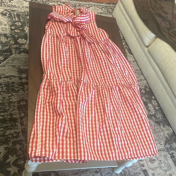 Sister Jane tie front gingham shirt dress in red - Picture 5 of 6
